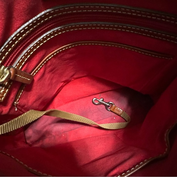 Dooney & Bourke Pebble Grain North South Triple Zip - Picture 13 of 14